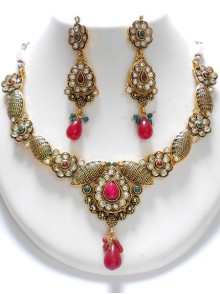 Polki Necklace Set